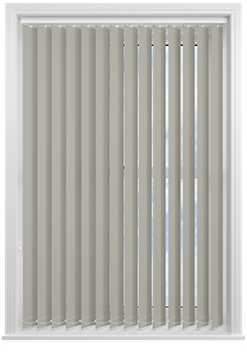Trinity (Blackout), Oyster Grey - Vertical Blind